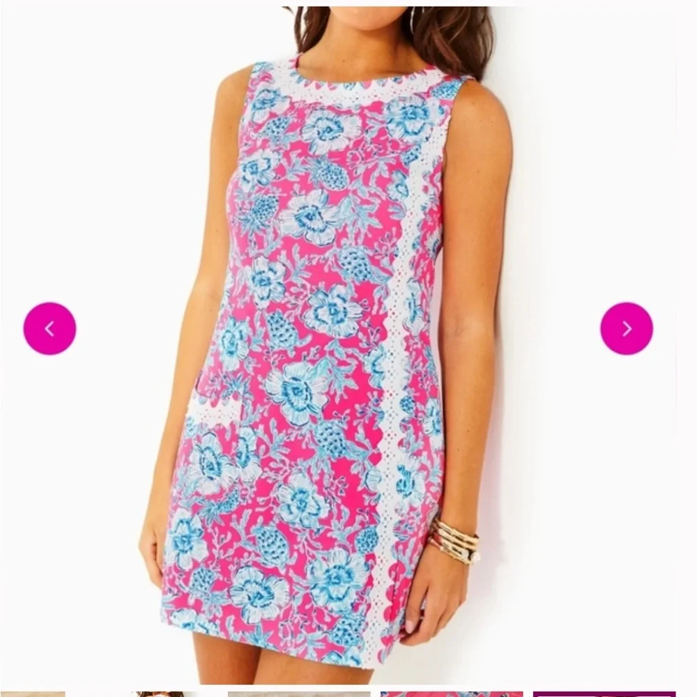 NWT Lilly Pulitzer Ginge Floral Shift Romper - Picture 11 of 16